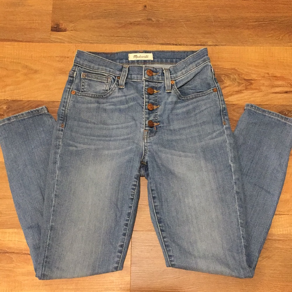 Madewell 9 inch High Riser Skinny Skinny Crop